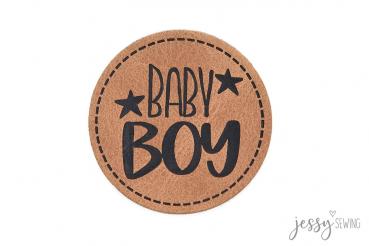 Kunstleder Label Baby Boy by Jessy Sewing
